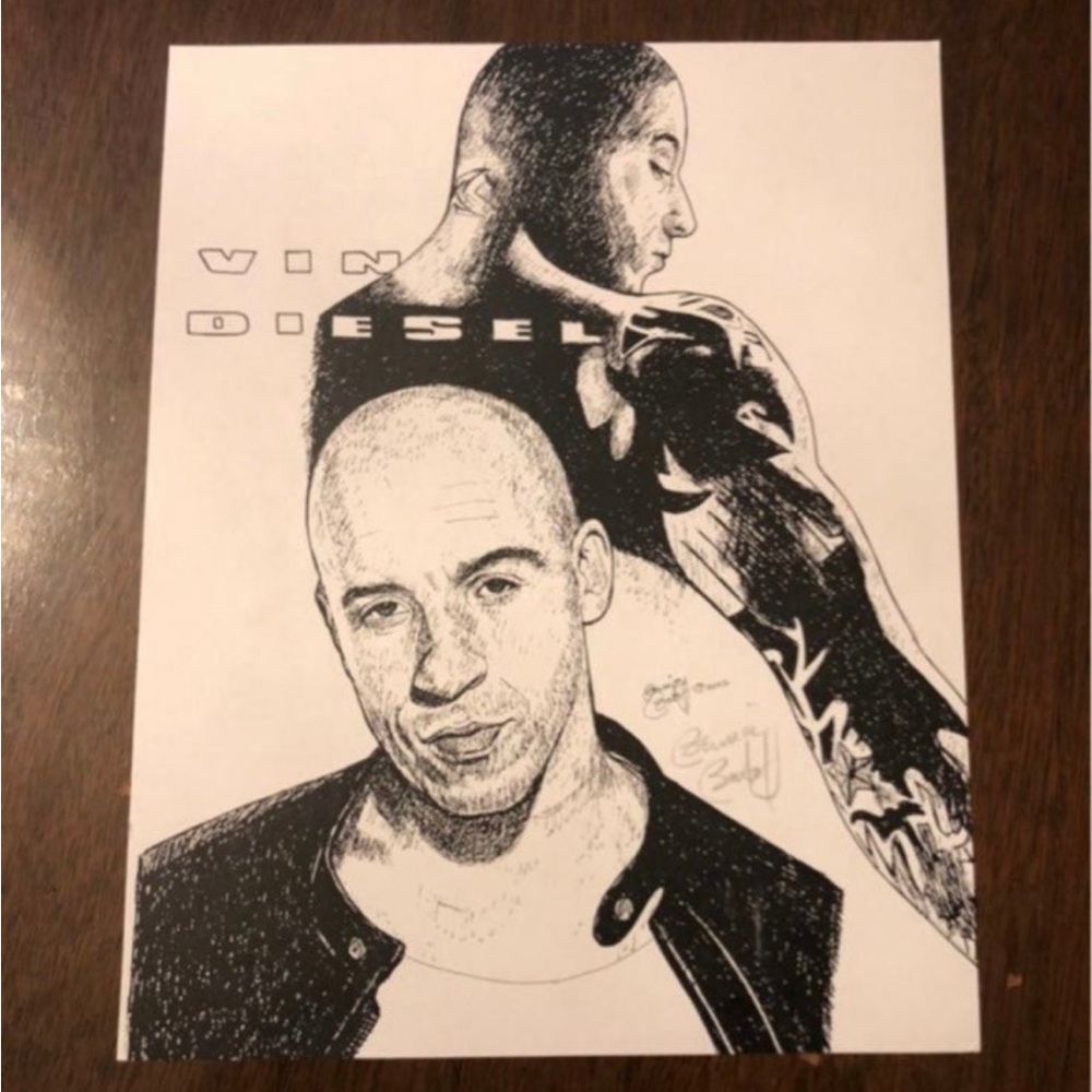 Vin Diesel Art Print